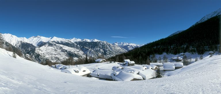 Arpy_trekking a Morgex_inverno_Valle d'Aosta