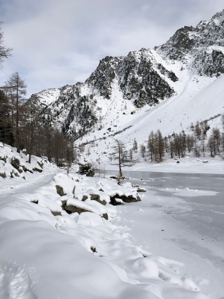 Lago d'Arpy inverno_morgex_valle d'aosta